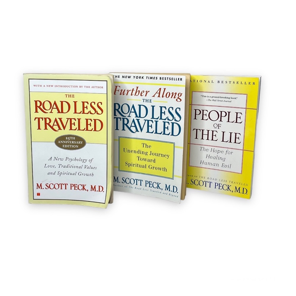 The Road Less Traveled Book Series by M. Scott Peck Book Set Bundle Self Help